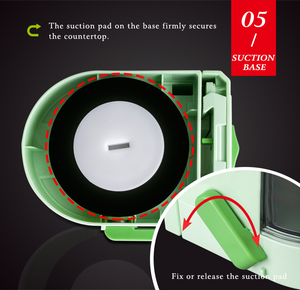 Wholesale Manual Plastic PP 4-Blade Handheld <b>Vegetable</b> Spiral Slicer & Spiralizer - Product Image 2