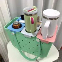 Organisateur de compartiment étanche en EVA structuré et durable pour sacs de plage et sacs fourre-tout, avec insert pour plateau à collations et boissons, vente en gros