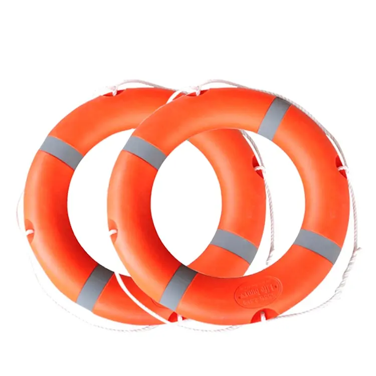 2.5KG Water Safety Products Orange Float Plastic Ring Life Buoy RescueためBoat