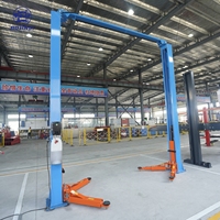 Elevador de Dos Postes de 4 Toneladas de Grado Industrial, con Piso Libre, Liberación Manual de Doble Lado, Venta Directa de Fábrica