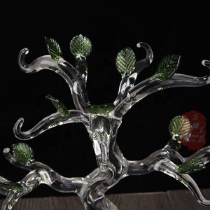 Vente en gros de <span class=keywords><strong>pommier</strong></span> en cristal K9, ornement artificiel de <span class=keywords><strong>pommier</strong></span> en verre coloré pour la décoration CHD-02A - Product Image 2
