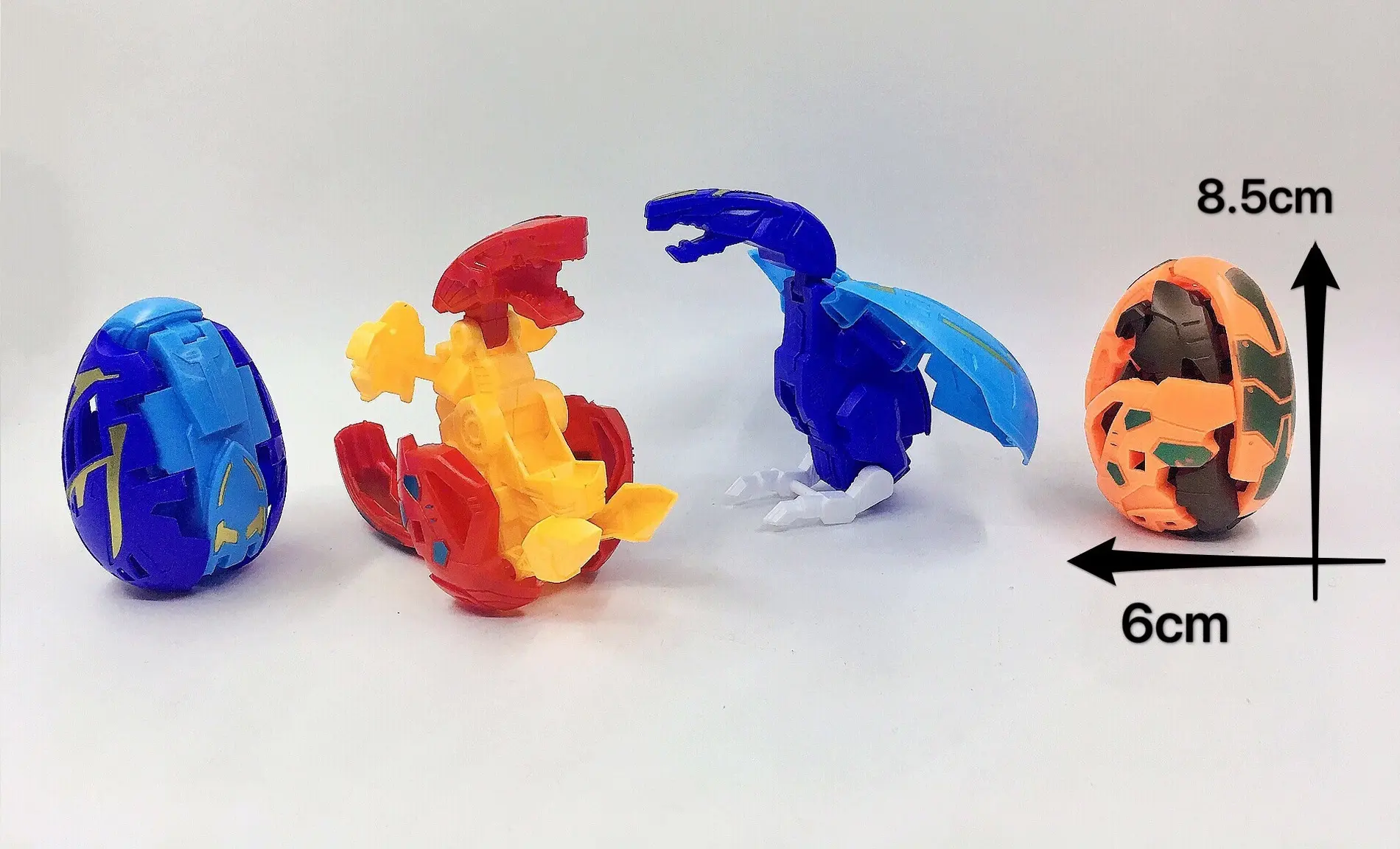 3D dinozor yumurtası oyuncak plastik dinozor sürpriz yumurta toptan çocuklar DIY oynarken Mini oyuncaklar animasyonlu Robot dinozor yumurtası oyuncaklar