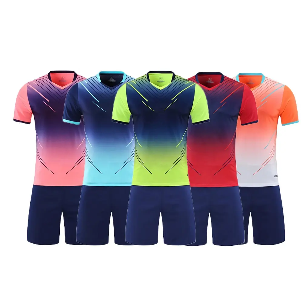 New Youth Football Jerseys Custom Men Boys Soccer Jersey Uniform Adult Soccer Kits