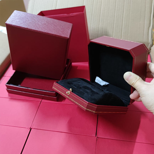 Factory Direct Famous <b>Red</b> Brand Jewelry Box For Women Luxury Gift Packaging Bangle <b>Bracelet</b> Ring Box Full Set With Accessories - Product Image 6