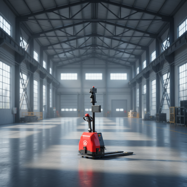 EP XPA152 AGV/AMR 1.5 Ton Walkie AI Forklift with Laser SLAM Navigation WiFi/5G 6-8H Runtime for Factory Material Handling