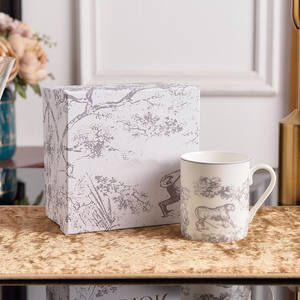 Nueva Taza de Cerámica de la Serie Jungle Tiger, Caja de Regalo, Taza de Café de Estilo Moderno para Regalo - Product Image 3