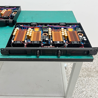 Amplificateur de puissance numérique professionnel 4 canaux 1300W, classe D (avec écran) – Idéal pour KTV, soirées et spectacles sur scène