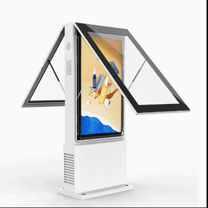 ป้ายโฆษณาดิจิทัลสองด้านกลางแจ้ง75นิ้วหน้าต่าง86นิ้วแบบสัมผัสหน้าจอแสดงผลโฆษณา LCD แบบโต้ตอบ - Product Image 6