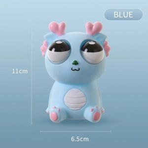 Pop Eye Dinosaur Squishy <b>Dragon</b> Squeeze Toy-Sensory Fidget Doll Stress Relief Prank Toy for Ages 8-13 Plastic - Product Image 5