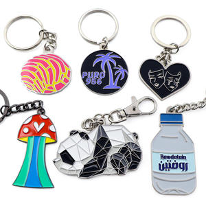Factory Price Custom logo Sports KeyChains Metal Soft Enamel logo <strong>Keychain</strong> - Product Image 3