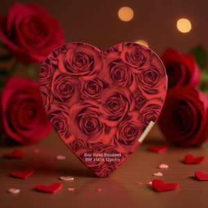 Ramo de Rosas Goz, 6oz, Chocolate en Forma de Corazón, Regalo para el Día de San Valentín, Suministros Premium, 12 piezas/caja - Product Image 2
