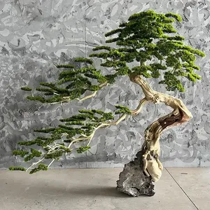 Árboles Bonsái de Podocarpus de Alta Calidad para Interiores, Adornos de Jardín, Pinos Artificiales, Pino Artificial de Alta Durabilidad - Product Image 4