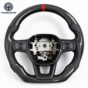 Volante de Fibra de Carbono Personalizado para Honda CRV HR-V Civic 11th Type R FL5 SI Acura Integra, Accesorios para Automóviles - Product Image 2