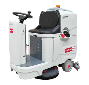 Ride-On Driving Floor Scrubber Dryer Battery-Powered Commercial Sweeper Cleaning Equipment Ride-On Auto Floor Scrubber Machine