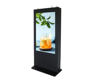Affichages numériques extérieurs 4K Panneau de publicité extérieure 3500nits Écran d'affichage LCD haute luminosité tous temps Totem 55 "65" 75" - Product Image 1