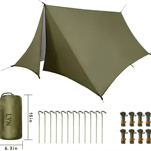 Tenda Kemah Tahan Air, Terpal Tahan Hujan, Tenda Penyelamat Hidup, Perlengkapan Reflektif, Tahan Air, Luar Ruangan