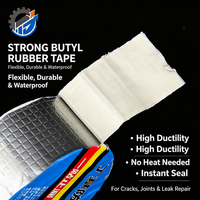 Ruban de mastic butyle souple et flexible en promotion pour la réparation des joints de fenêtres de toit de camping-car