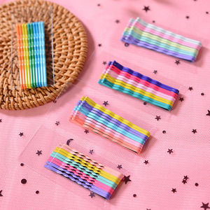 10 pièces/ensemble épingles à <span class=keywords><strong>cheveux</strong></span> colorées Macarone pour femmes pinces à <span class=keywords><strong>cheveux</strong></span> dames épingles à <span class=keywords><strong>cheveux</strong></span> vague Hairgrip Barrette pinces à <span class=keywords><strong>cheveux</strong></span> accessoires filles - Product Image 3