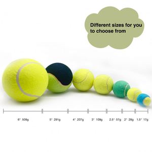 <b>Customized</b> <b>Logo</b> Printed Durable Rubber Tennis <b>Ball</b> Chew Toy for Dogs-<b>Exercise</b> & Training Outdoor Use 2.5 Inch - Product Image 6