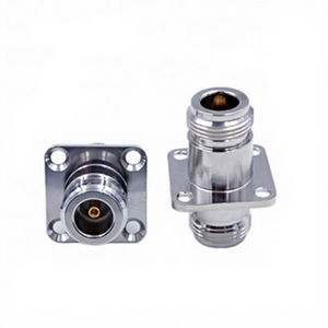 Factory Wholesale N Female to N Female with Flangle Mounting Fixed Whole Cutting Process Chassis Necessary RF Connector - Product Image 2