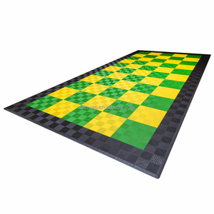 Dalles <span class=keywords><strong>de</strong></span> <span class=keywords><strong>garage</strong></span> professionnelles ignifuges <span class=keywords><strong>de</strong></span> style <span class=keywords><strong>arc</strong></span> classique 40*40*1.8, vente en gros d'usine, drainage professionnel, 500g - Product Image 1