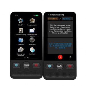Traducteur vocal intelligent portable NSAI T13, <span class=keywords><strong>traduction</strong></span> instantanée de photos, interprétation multilingue en temps réel, écran tactile - Product Image 1