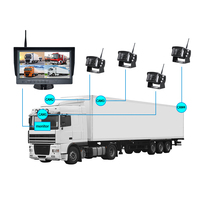 Système de caméra de recul sans fil pour camion 10 pouces, capteur CCD, écran IPS HD 1080P, signal numérique 2.4G, étanche IP68, vision nocturne AHD