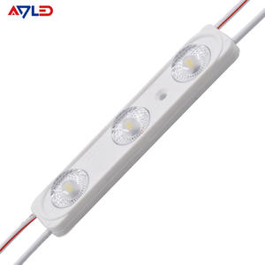 Module LED d'extérieur pour enseigne, 12V CC, haute luminosité, 6500K, 3 modules, rétroéclairage LED, injection, étanche IP67, 2W, DMX - Product Image 1