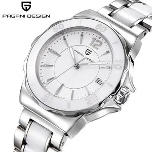 PAGANI Дизайн 2555, женские кварцевые часы, роскошные Брендовые Часы из нержавеющей стали, высококачественные женские наручные часы