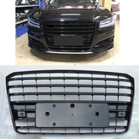 Calandre avant S8 Style ABS, noir brillant/chrome, pour Audi A8/S8 D4 PA (2015-2018) berline