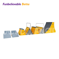 Bettaplay Professional Parkour ARC Box Équipement de jeu d'intérieur pour enfants avec cadre en bois Aire de jeux intérieure