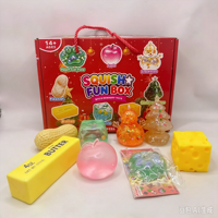 Nouvelle boîte mystère en PVC souple, lot de 8, série mystère, jouets anti-stress compressibles, jouet de décompression à presser, échelle 1/65