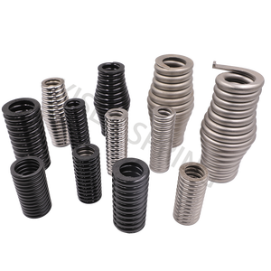 Ressort de compression de forme tambour de haute précision sur mesure, diamètre de fil 4,0-10,0 mm, finition noire/argentée, ressorts hélicoïdaux de qualité industrielle - Product Image 4