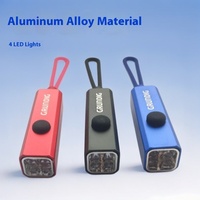 Lampu Promosi LED OEM/ODM, Aluminium Alloy, USB Rechargeable, Tahan Air IP65, untuk Camping dan Keadaan Darurat