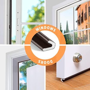 Guarnizione Adesiva a V in Schiuma, Isolante Acustico e Impermeabile per Fessure di Porte di Sicurezza - Product Image 5