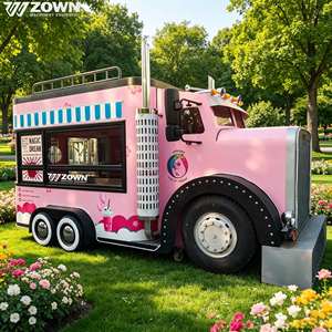 Mobile Food Truck <b>Concession</b> Factory-Direct Sales Snack Food Hotdog Chips Street Cart <b>Trailer</b> Mobile Bar Electric ZOWN - Product Image 1