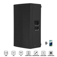 Haut-parleur PA actif professionnel 4800W 15 pouces 2 voies DSP lecteur MP3 BT TWS moniteur extérieur fête événement Concert DJ système de son
