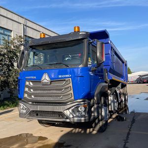 Camion benne Sinotruk HOWO NX 12 roues 8X4 21-30T 371ch Euro <span class=keywords><strong>2</strong></span> Diesel avec caisse en U pour le transport de sable minier Neuf - Product Image 1