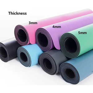 Tapete de <span class=keywords><strong>Yoga</strong></span> <span class=keywords><strong>Ashtanga</strong></span> Antideslizante de TPE de 6mm, Antibacterial, Protección de Articulaciones, Impresión Personalizada Ecológica, para Pilates - Product Image 6