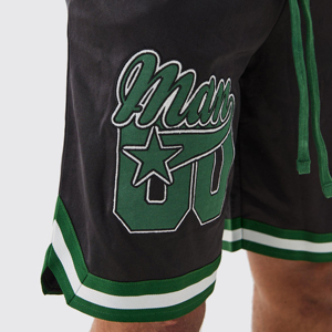 Shorts de basket-ball pour hommes, vente en gros, logo personnalisé, taille élastique, shorts de performance, fabricant - Product Image 5