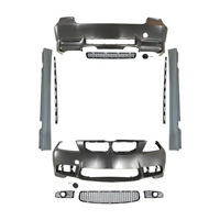 Kit Body Lampu Kabut Model Empat Lubang Knalpot, Model Bolt-On, untuk BMW Seri 3 E90, Bumper Depan & Belakang, Kap Mesin, Pelat Daun, Baru 09-11
