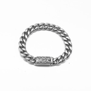 Bracelet de moto unisexe en acier titane Yunnique, design géométrique avec élément croix, cadeau, modèle Guangzhou - Product Image 1