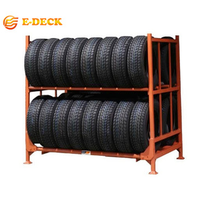 رف تخزين محمول مخصص ومتين قابل للتكديس لتخزين الإطارات في المستودعات - Product Image 5
