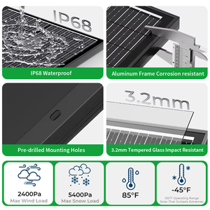 Venta al por Mayor de Módulos Fotovoltaicos Monocristalinos de 250W, Precio de Fábrica, Placa de Energía Solar, Suministro Directo - Product Image 6