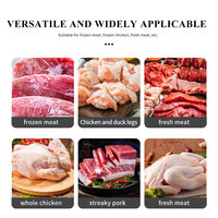 Nouvelle machine à découper la viande Xibao, coupe-lanières, trancheuse de bœuf frais, machine à découper et à trancher la viande de porc, machine à découper la viande de poulet, 650 kg/h