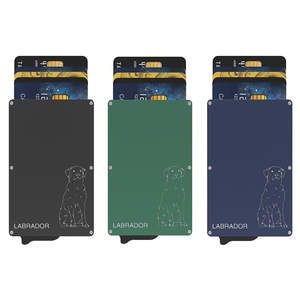 Kaisca <b>RFID</b> <b>Blocking</b> Aluminium Card Holder for Men-6 Inch Fashion Style No Closure Premium Credit & Bank Card <b>Wallet</b> - Product Image 6