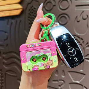 Aomago <b>Mini</b> Recorder Keychain Cartoon Mp3 Voice Recorder With Keyring For Gift - Product Image 3