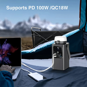 100W <span class=keywords><strong>Powerbank</strong></span> 60000mAh Schnellladung Mobile Stromstation Tragbare <span class=keywords><strong>Powerbank</strong></span> mit Campinglampe Laterne Taschenlampe - Product Image 5