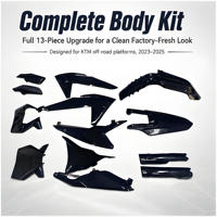 Nouvelles carénages en plastique S2R pour moto tout-terrain 125/250/300/350/450 EXC/SX/XC/SX-F/XC-F 2024 - Pièces de rénovation/amélioration