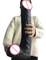 Productos Sexuales OEM Consolador Súper Enorme Masturbación Femenina Consolador Realista 42cm Consolador de Gran Tamaño Juguetes Sexuales para Mujeres